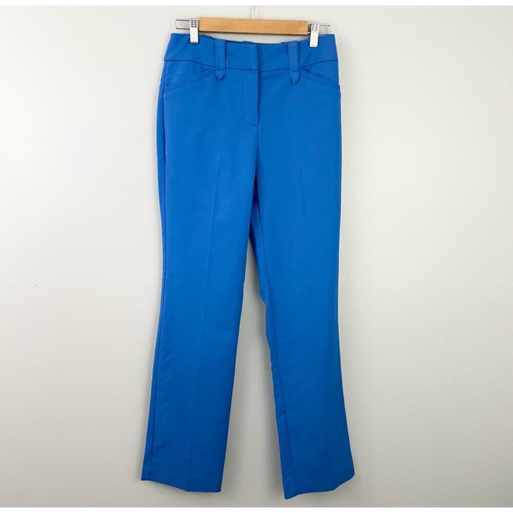 New York & Co NWT Bright Blue Straight Leg Trousers